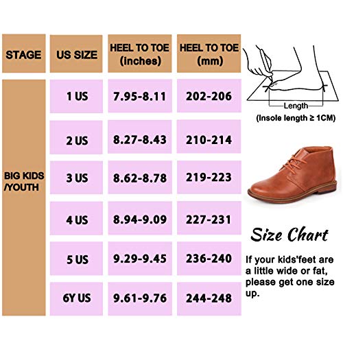 Kids Oxfords Shoes, Brown, Size 3 Kids Oxfords Shoes, Brown, Size 3